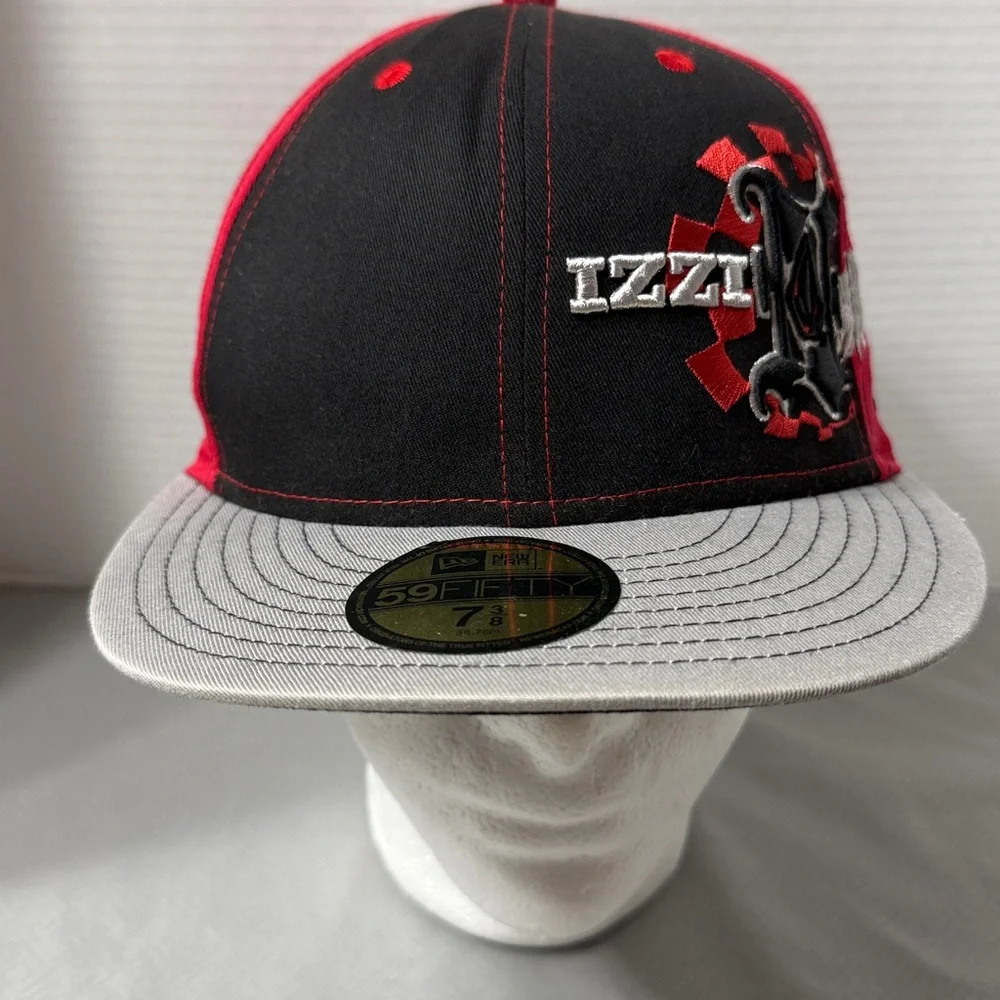 New Era X Volcom 59Fifty Nico Izzi Y2K Racer Embroidered Collectors Cap Sz 7 3/8